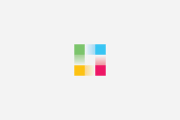 Abstract digital technology logo design icon vector template