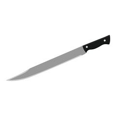 Machete vector isolated on white background