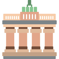 Brandenburg Gate Icon © Canvasdazzle