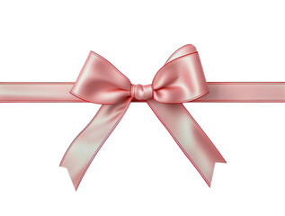 red bow isolated on white