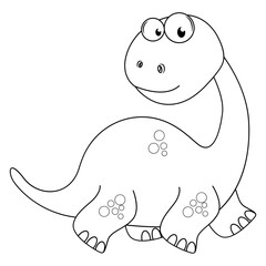 coloring dinosaur animal cartoon