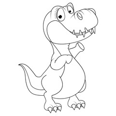 coloring dinosaur animal cartoon