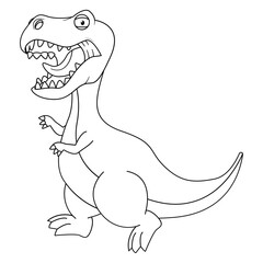 coloring dinosaur animal cartoon
