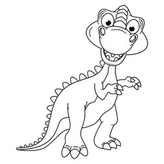 coloring dinosaur animal cartoon