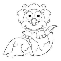 coloring dinosaur animal cartoon