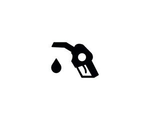 Pump petrol fuel station icon vector symbol design illustration