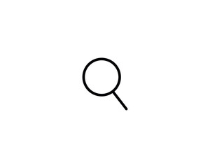 Search magnifying icon vector symbol illustration isolated.