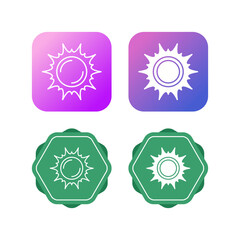 Sun Vector Icon