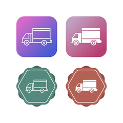 Heavy Truck Vector Icon