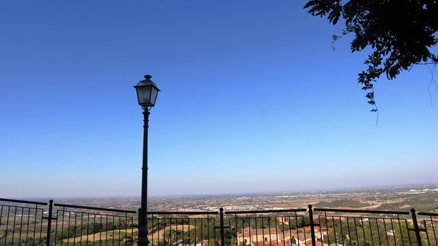 Bertinoro la terrazza di Romagna. vista sulla pianura e  il mare. 