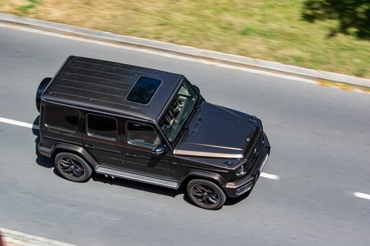 Mercedes-Benz G Class AMG W463 luxury SUV with motion blur effect