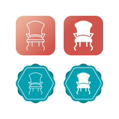 Comfortable Chair Vector Icon