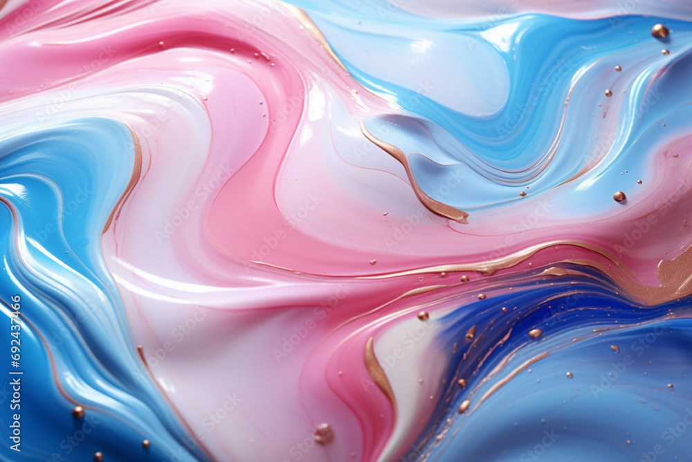 Poster abstract background with waves
