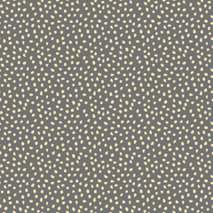 Seamless vector background with random elements. Abstract gray golden ornament. Seamless abstract pattern