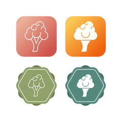 Broccoli Vector Icon