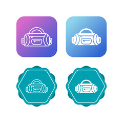 Sport Bag Vector Icon