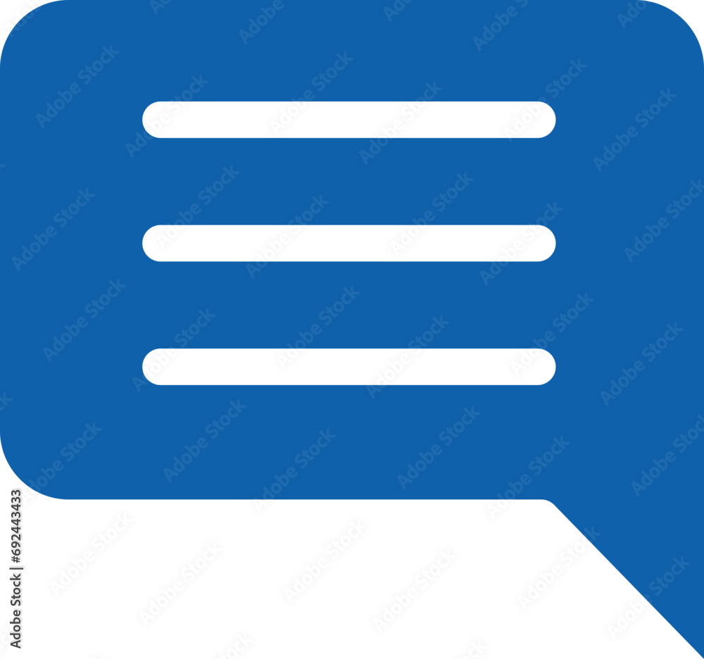 Aufkleber chat icon vector design element. talk bubble speech sign. dialogue balloon.