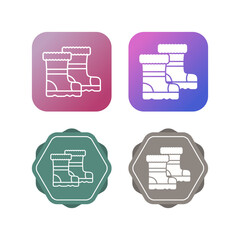 Rain Boots Vector Icon