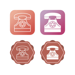 Telephone Vector Icon