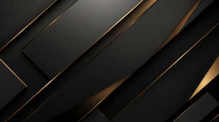 Abstract luxury background of metal with black and gold color