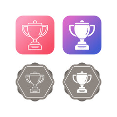 Winning Vector Icon