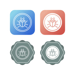 Bug Vector Icon