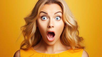 pretty woman surprised