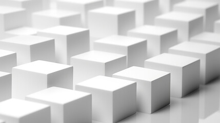 Obraz premium abstract 3d cubes HD 8K wallpaper Stock Photographic Image 