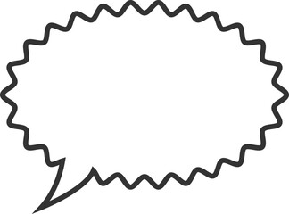 Talk bubble speech icon. Blank empty bubbles vector design elements. Chat on line symbol template. Dialogue balloon sticker silhouette. 