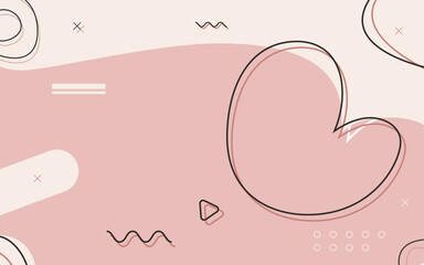 Modern abstract pink background. vector design