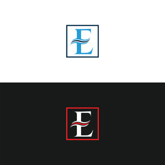 E letter logo, Letter E logo, B letter icon Design with black background. Luxury E letter 