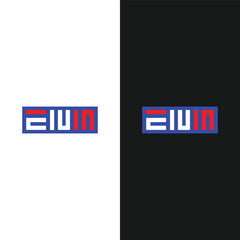 EWM logo. E W M design. White EWM letter. EWM, E W M letter logo design. Initial letter EWM linked circle uppercase monogram logo.