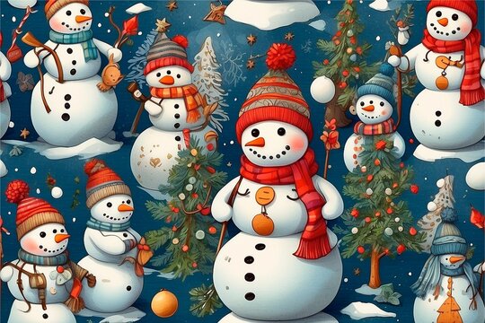 Natal; boneco de neve; &aacute;rvore de natal; frio; inverno