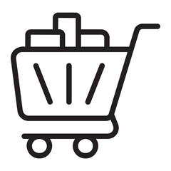 shopping line icon