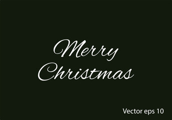 Merry Christmas stylish text design illustration