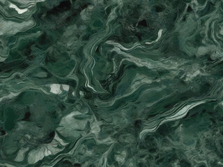 Dramatic Forest Green Marble Texture: Rich and Bold