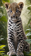 Obraz premium close up of a leopard