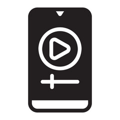 video glyph icon