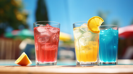 cocktail on the beach HD 8K wallpaper Stock Photographic Image 
