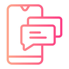 messages gradient icon