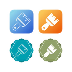 Paint Brush Vector Icon