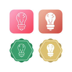 Light Bulb Vector Icon