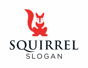 Logo design about Squirrel on a white background. made using the CorelDraw application.