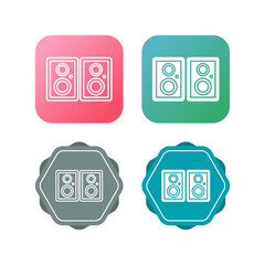 Speaker Vector Icon