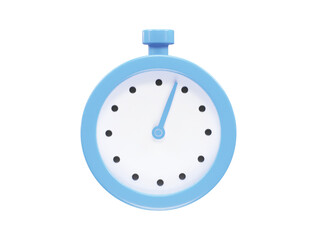 Stopwatch icon rendering 3d illustration element