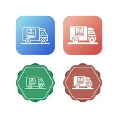 Delivery Truck Vector Icon