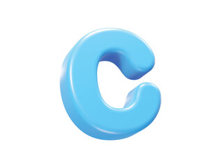 Alphabet text effect illustration transparent element