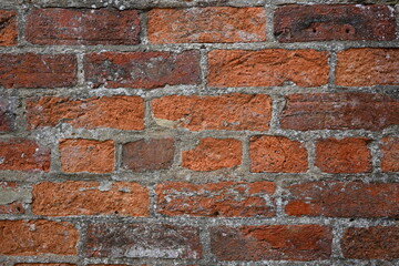 red brick wall