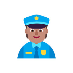Police Officer: Medium Skin Tone
