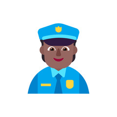 Police Officer: Medium-Dark Skin Tone